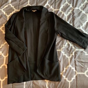 3/4 sleeve full blazer